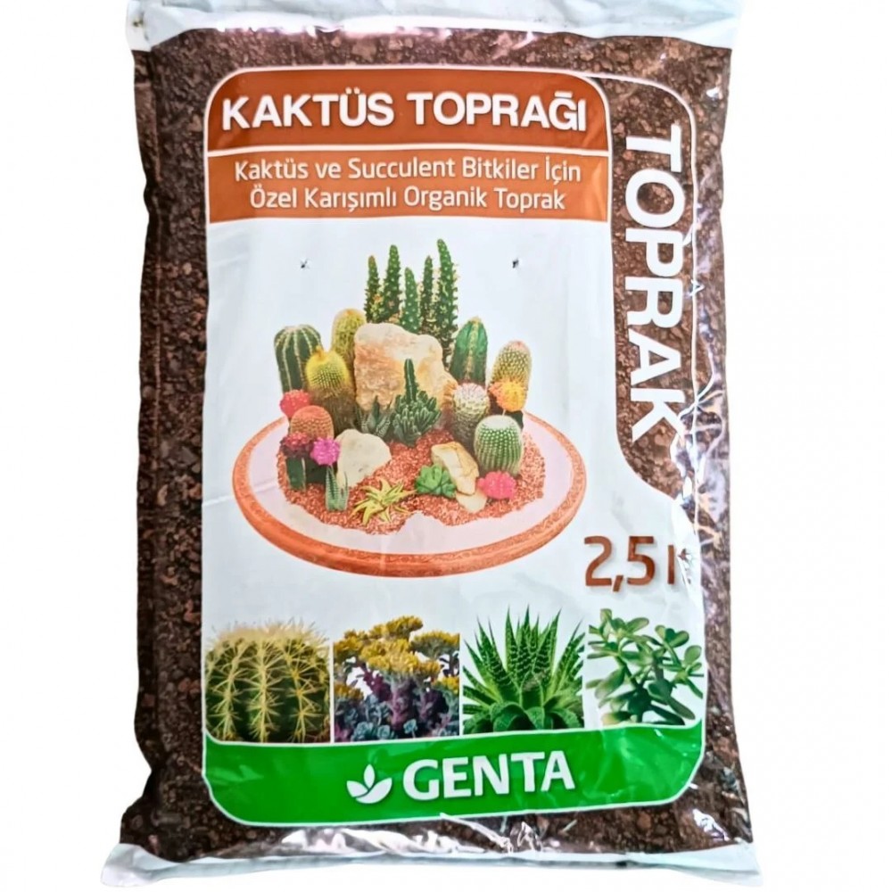 Genta Kaktüs ve Sukulent Toprağı Genta Kaktüs ve Sukulent Toprağı