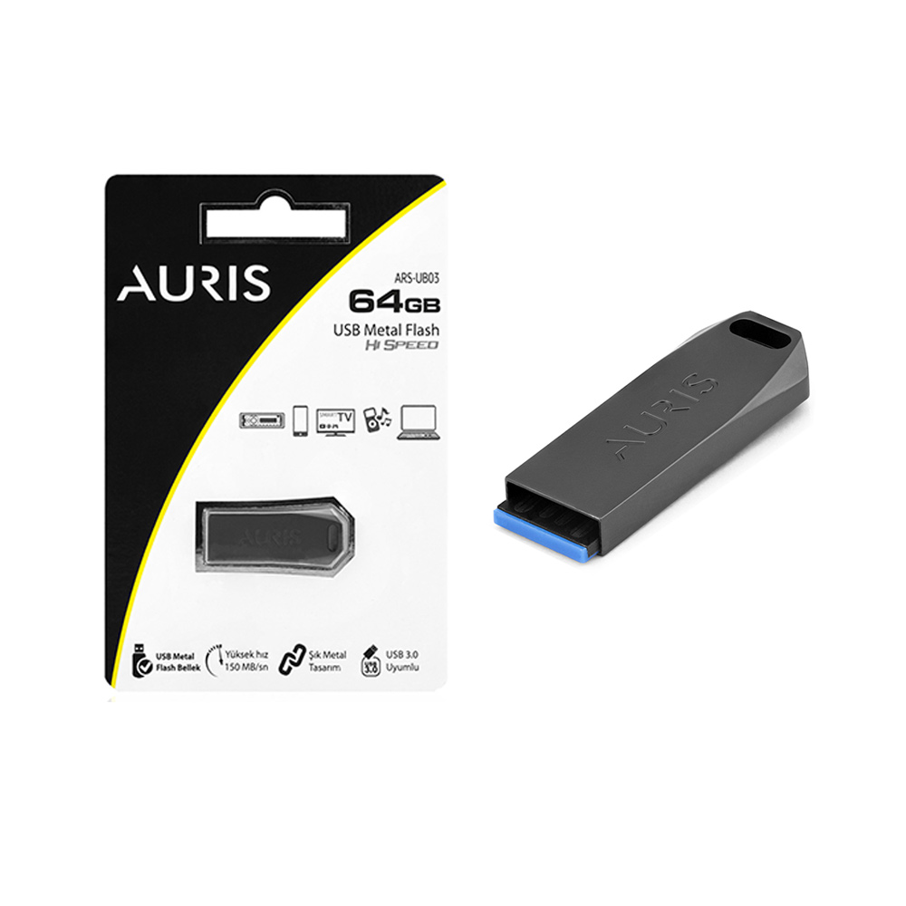Auris 64 GB USB 3.0 Flash Bellek Auris 64 GB USB 3.0 Flash Bellek
