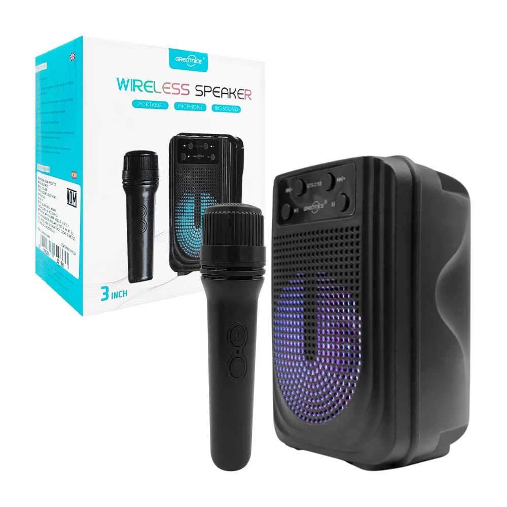 GTS-2158 Taşınabilir Mikrofonlu Bluetooth Hoparlör GTS-2158 Taşınabilir Mikrofonlu Bluetooth Hoparlör