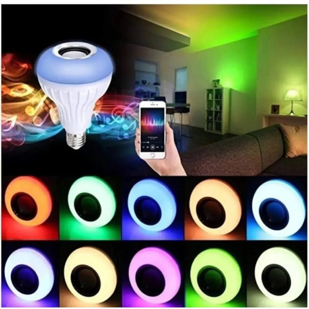 RGB Ledli Bluetooth Hoparlörlü Renkli Lamba RGB Ledli Bluetooth Hoparlörlü Renkli Lamba