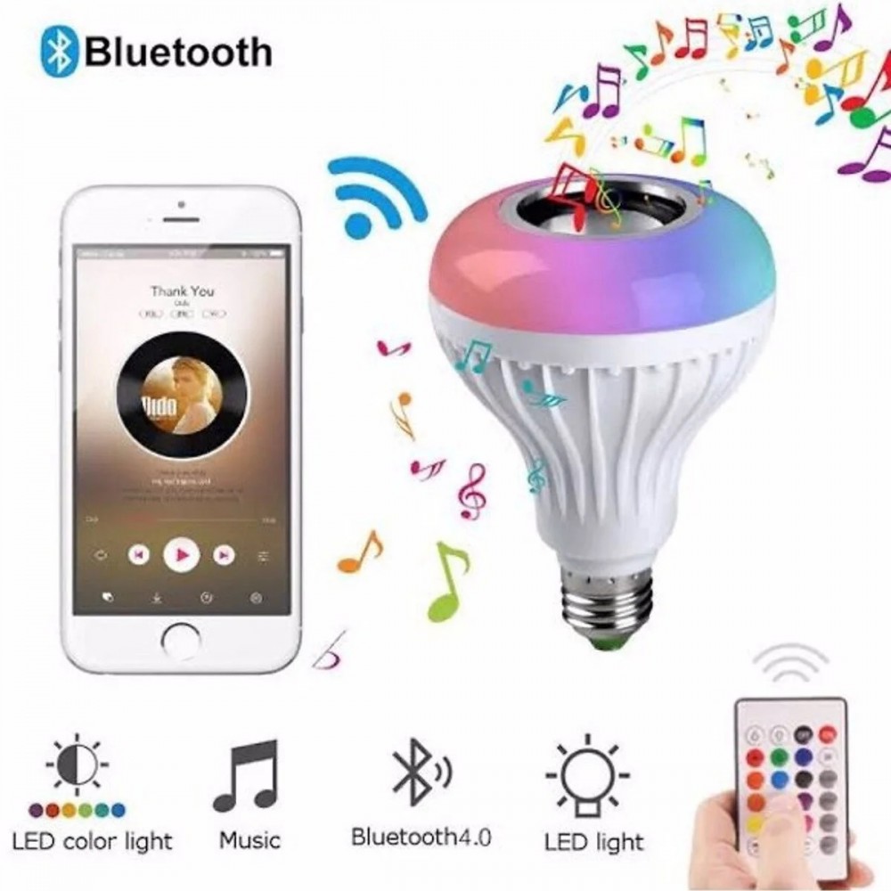 RGB Ledli Bluetooth Hoparlörlü Renkli Lamba RGB Ledli Bluetooth Hoparlörlü Renkli Lamba