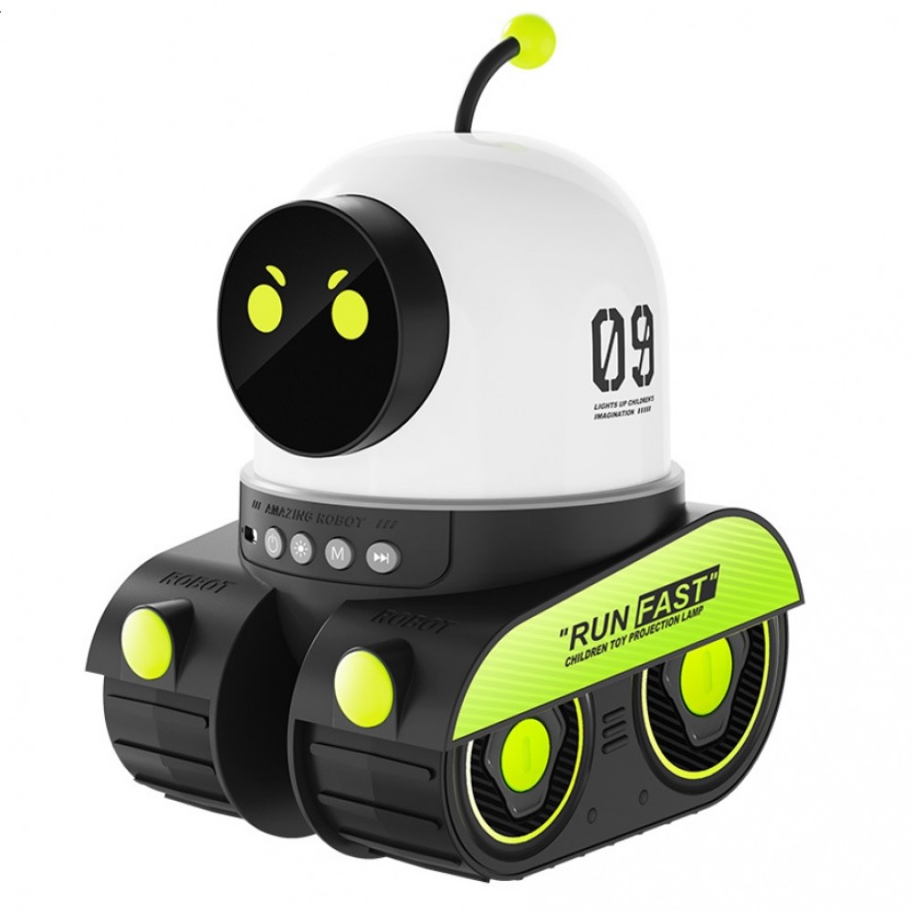 Robot Projektör Gece Lambası ve Bluetooth Hoparlör Robot Projektör Gece Lambası ve Bluetooth Hoparlör