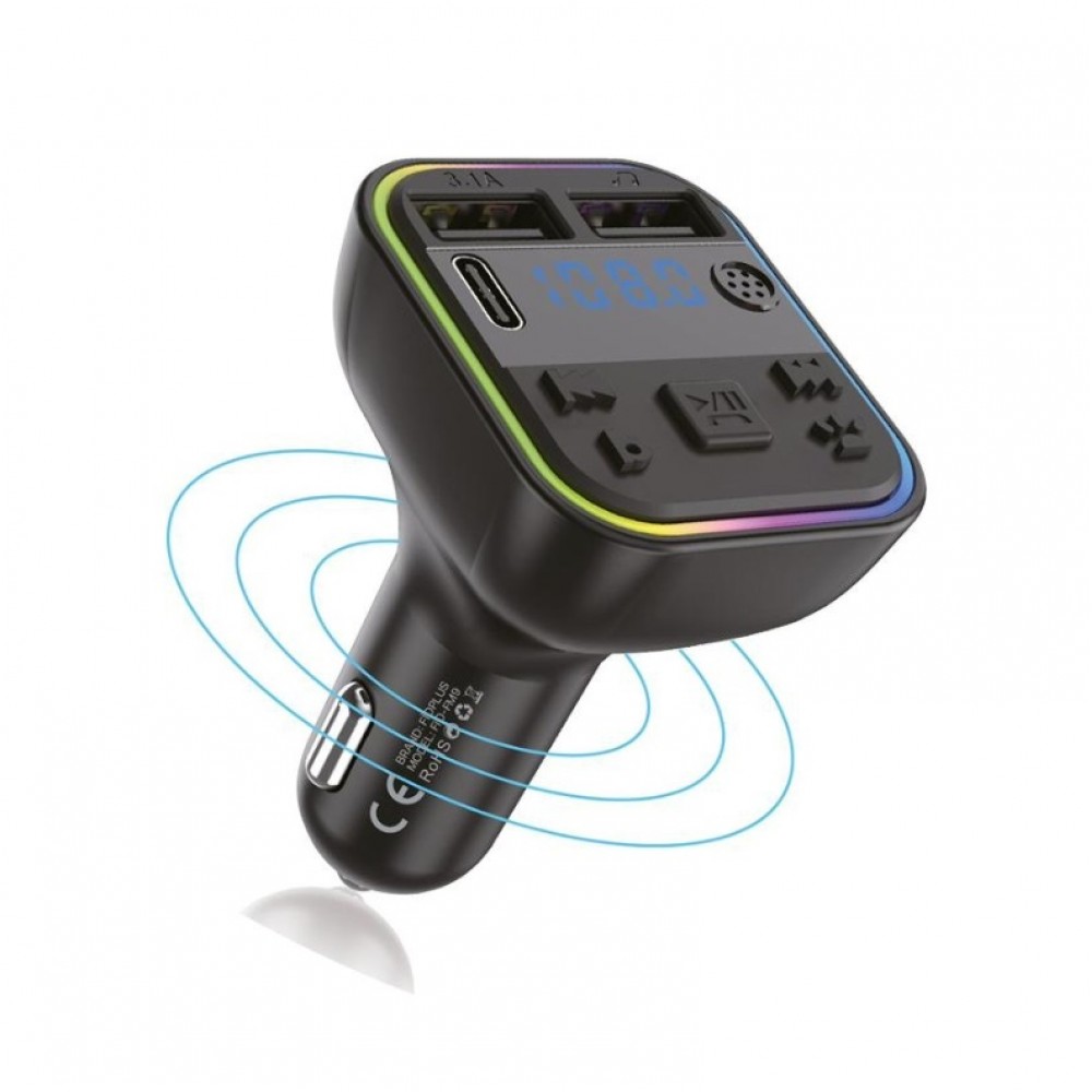 FM09 RGB Bluetooth FM Transmitter FM09 RGB Bluetooth FM Transmitter