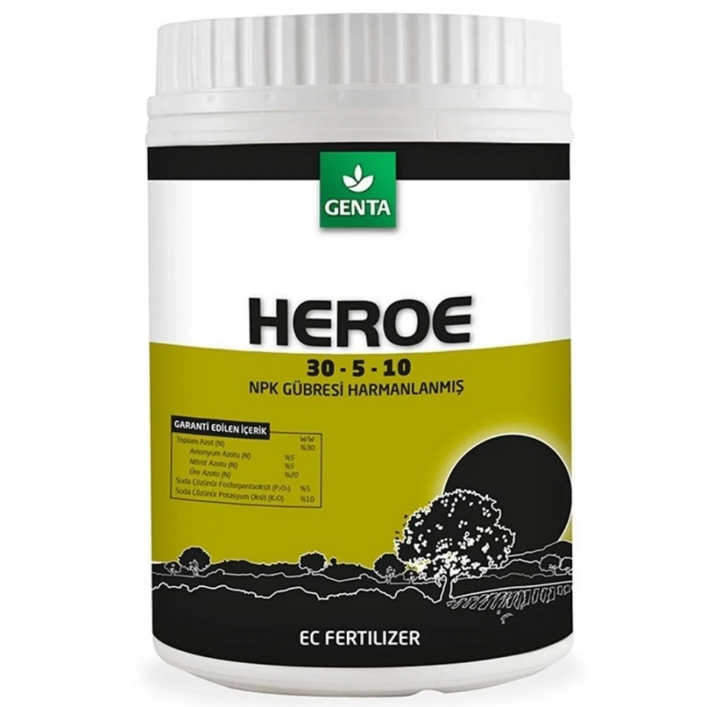Heroe Yüksek Azot ve Potasyum İçerikli Gübre 1kg Heroe Yüksek Azot ve Potasyum İçerikli Gübre 1kg