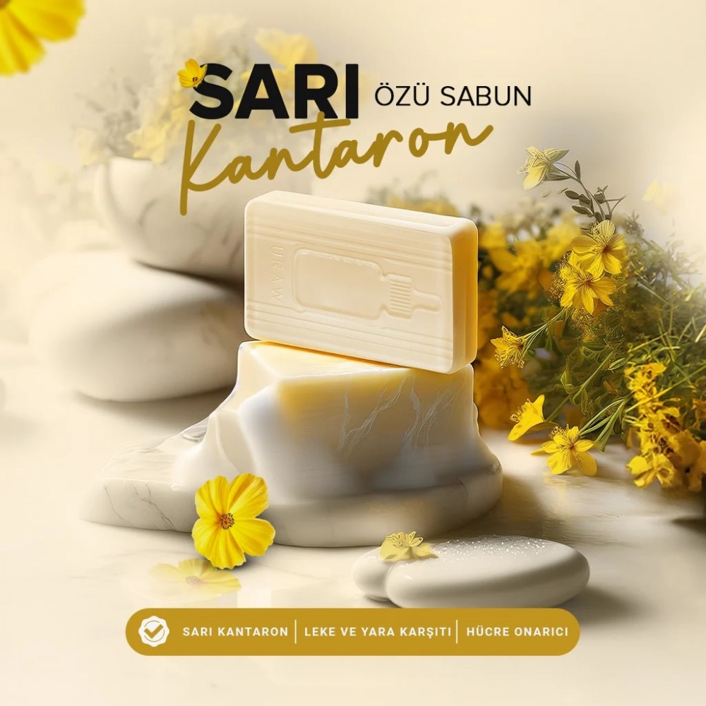 Uraw Sarı Kantaron Sabunu Uraw Sarı Kantaron Sabunu