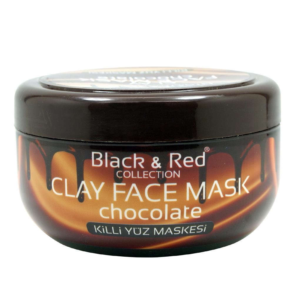 Black Red Yüz Kil Maskesi 400ml. Çikolatalı