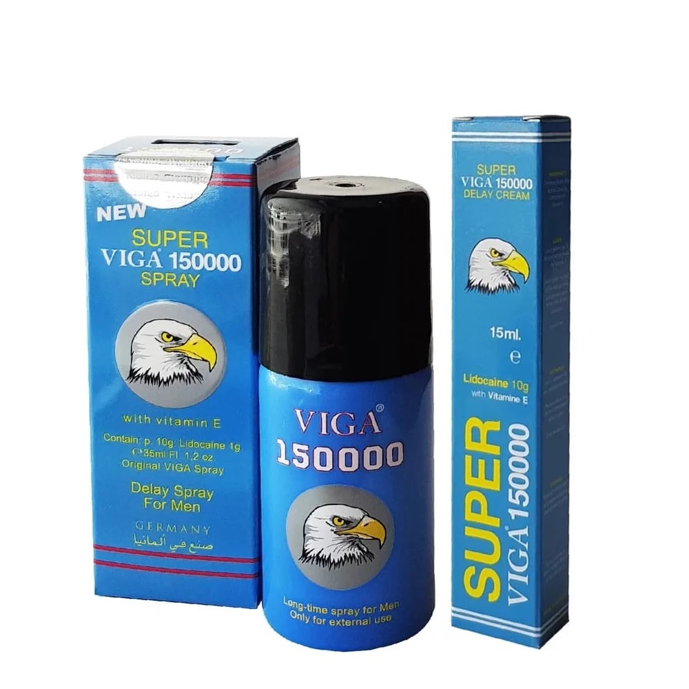 Viga 150000 Geciktirici Krem + Sprey Set