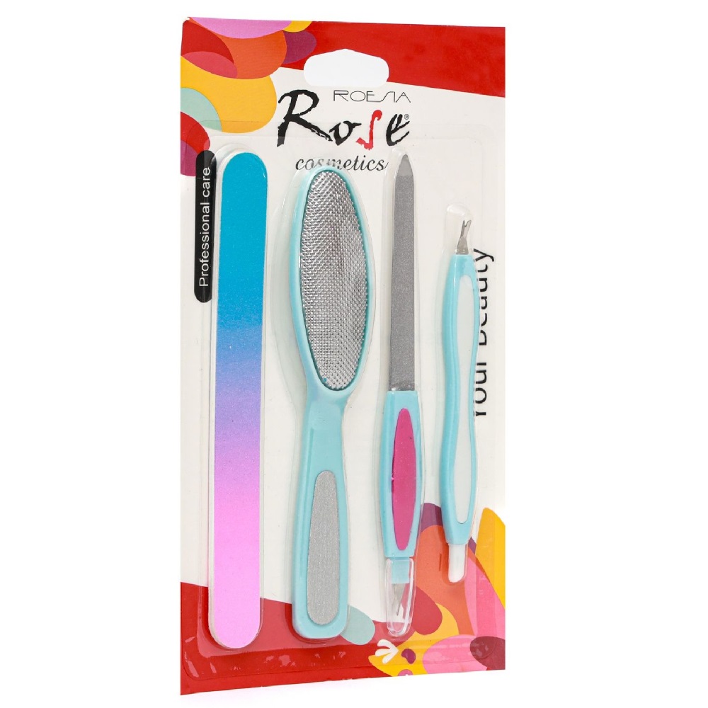 Rose 4 Parça Manikür Pedikür Seti Rose 4 Parça Manikür Pedikür Seti