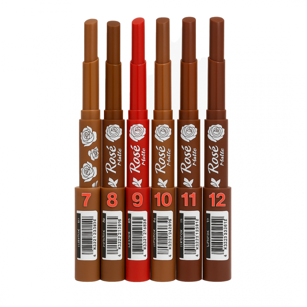 Rose Lip Color Stick Ruj Seti - B Rose Lip Color Stick Ruj Seti - B