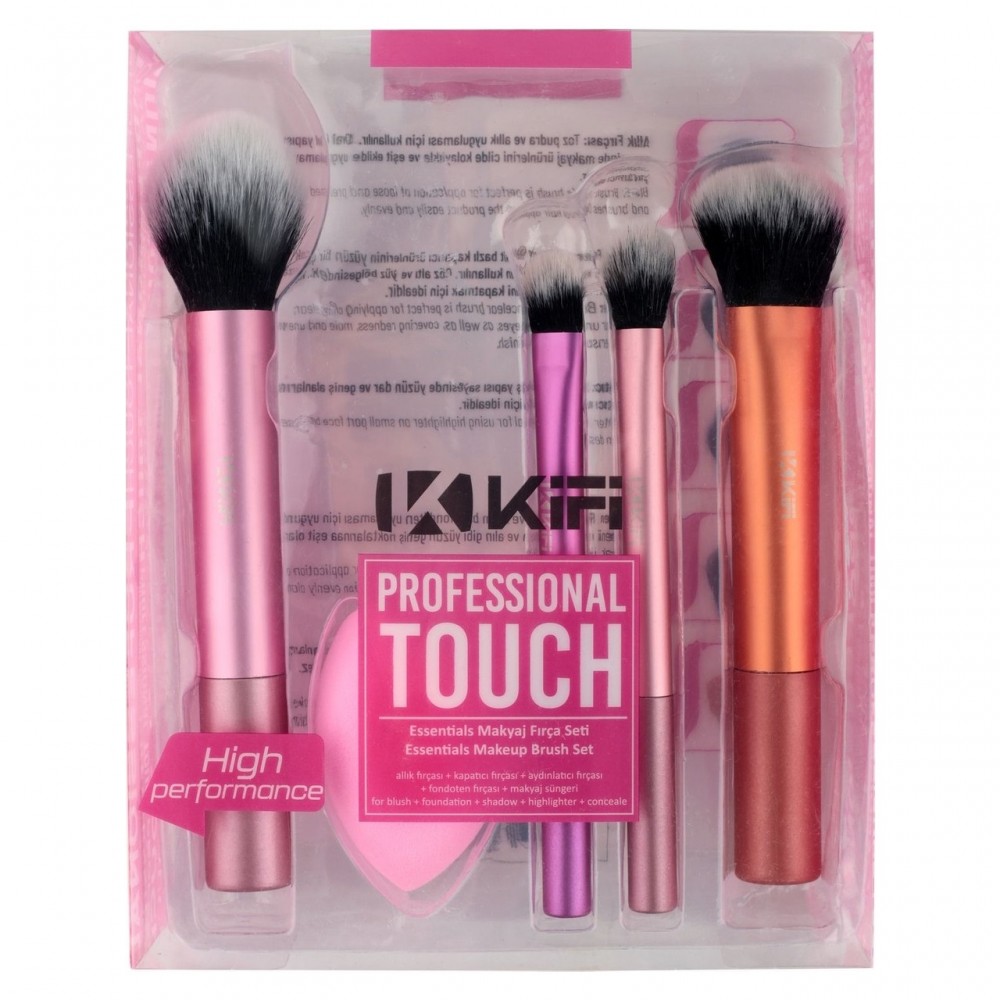 Kifi Professionel Touch Essantials Makyaj Fırça Seti Kifi Professionel Touch Essantials Makyaj Fırça Seti