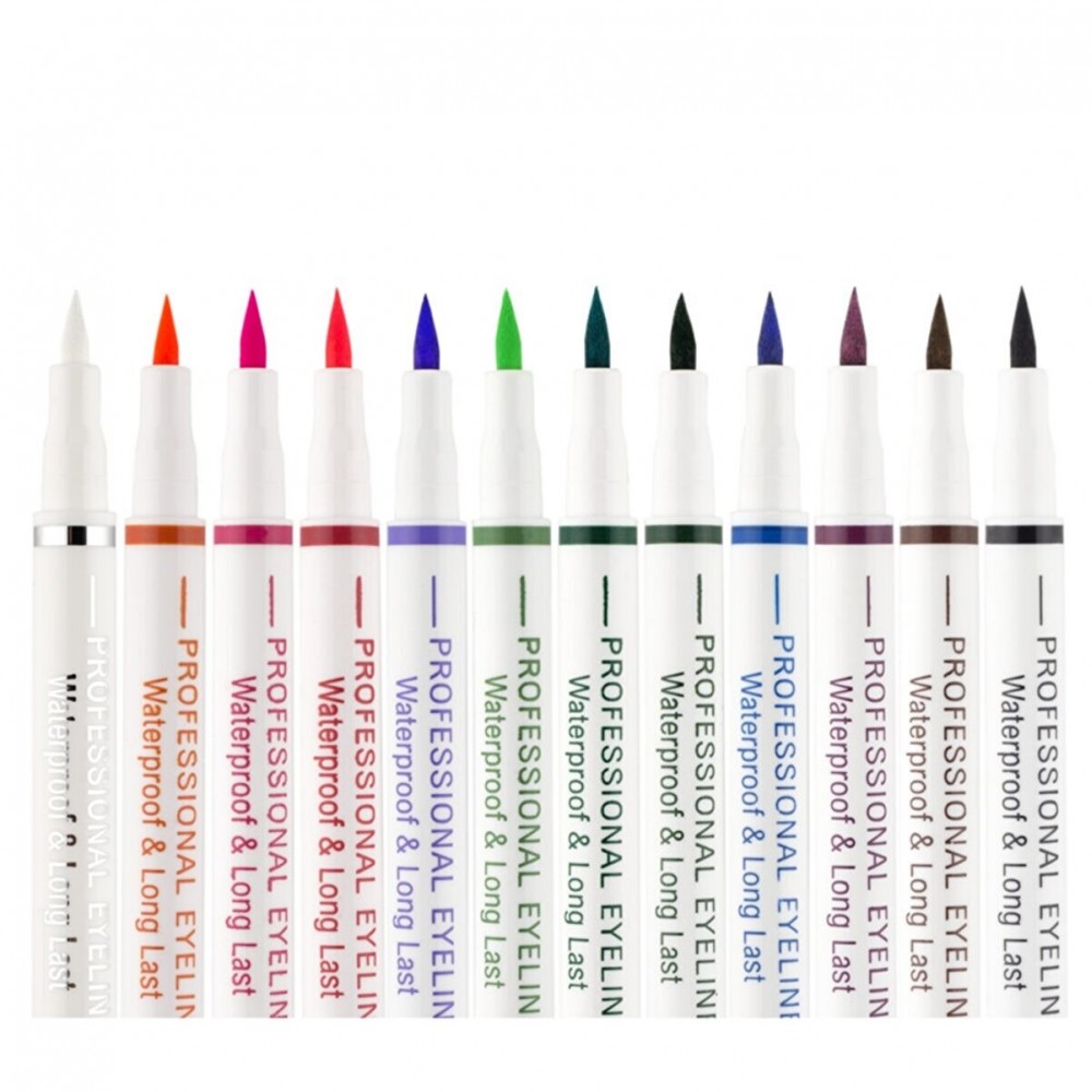 MT 12 Renk Kalem Eyeliner Seti