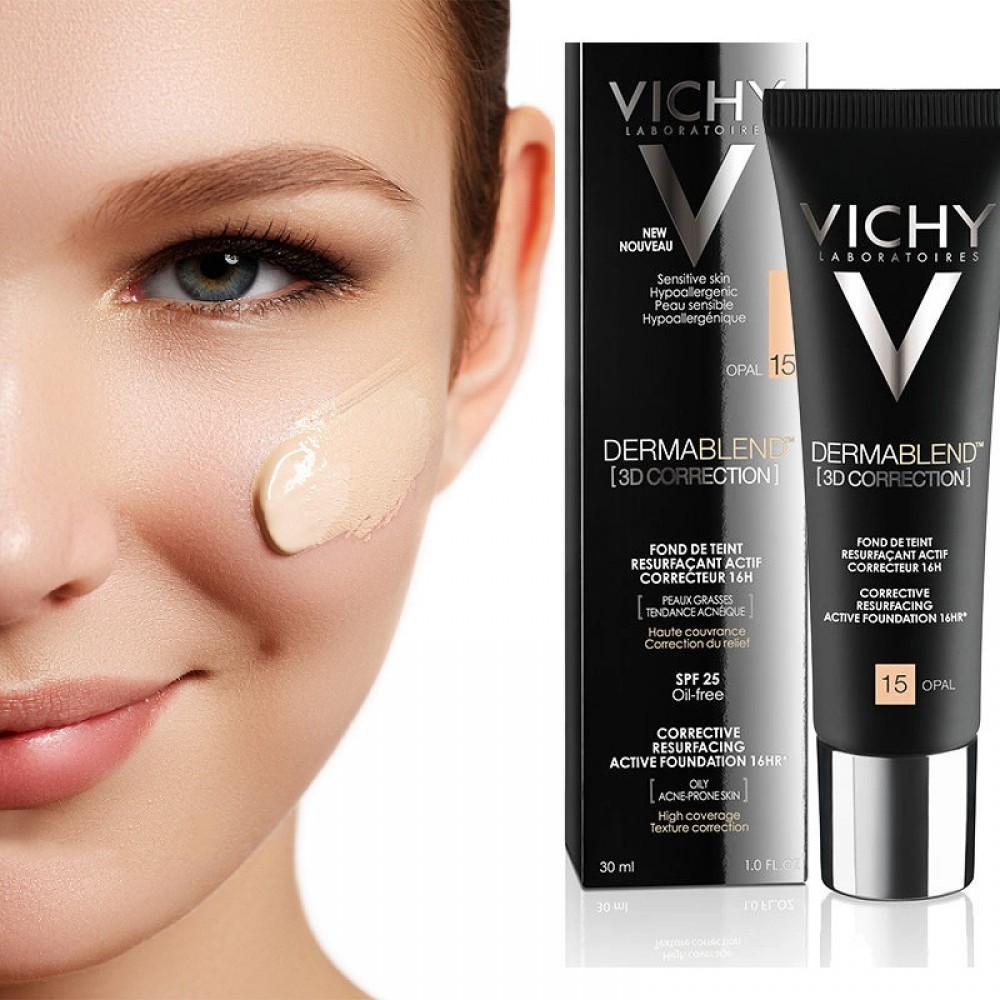 Vichy Dermablend 3D Düzenleyici Fondöten