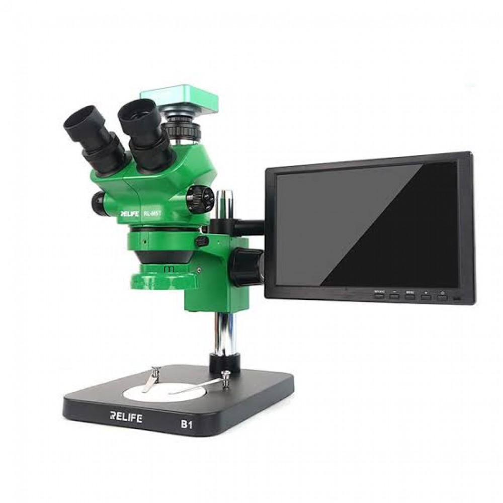Relife RL-M5T Yandan Ekranlı Trinoküler Mikroskop