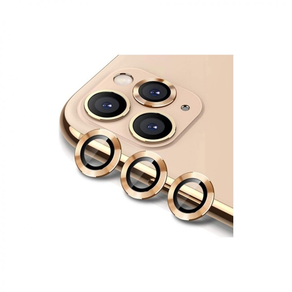 iPhone 11 Pro / 11 Pro Max Kamera Koruyucu Lens Gold iPhone 11 Pro / 11 Pro Max Kamera Koruyucu Lens Gold