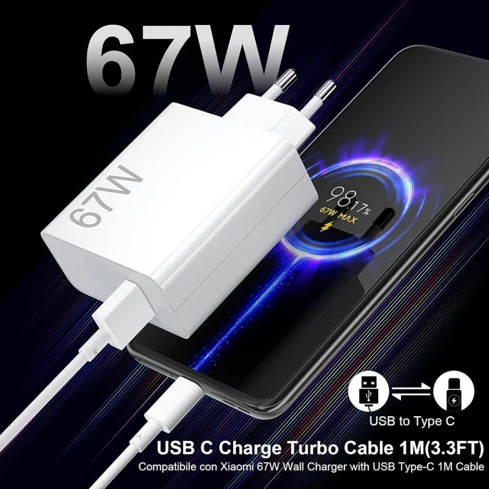 67 Watt Ultra Plus Hızlı Şarj Aleti 67 Watt Ultra Plus Hızlı Şarj Aleti