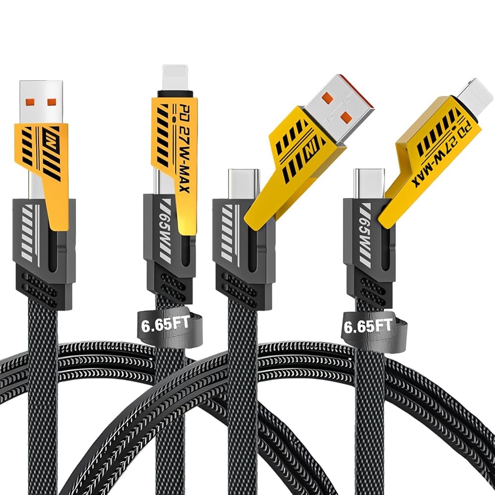 Fioplus FP-98 120w 4in1 Fast Şarj ve Data Kablosu Fioplus FP-98 120w 4in1 Fast Şarj ve Data Kablosu