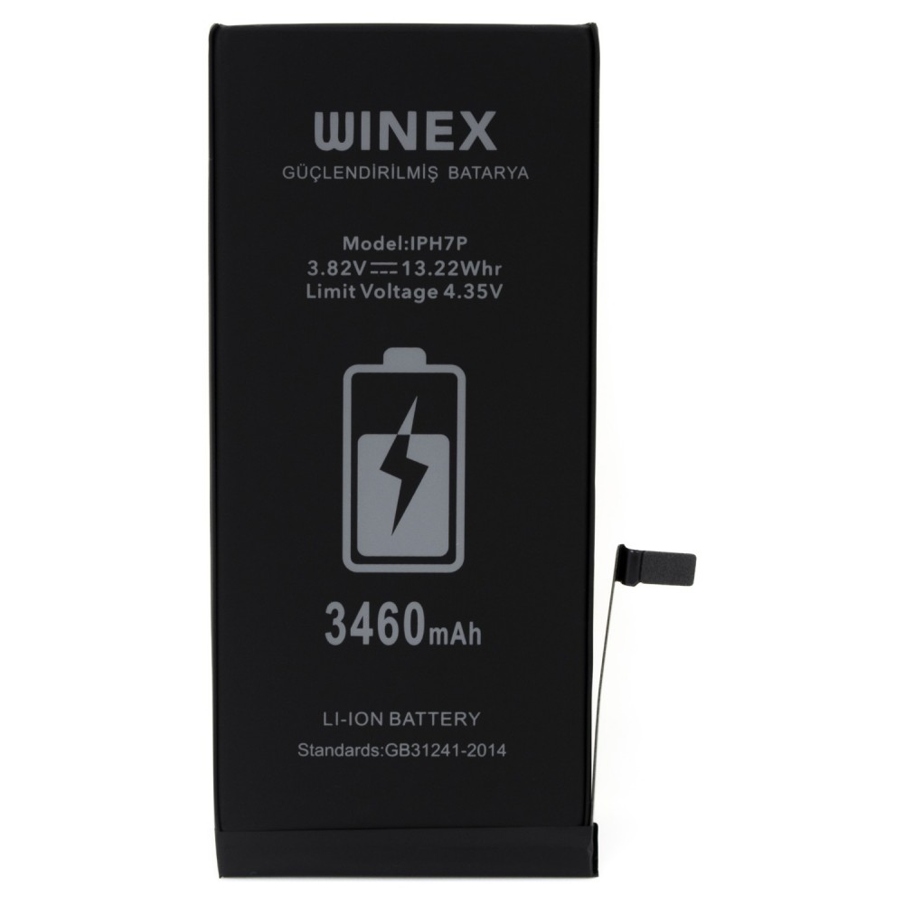 Winex iPhone 7 Plus Güçlendirilmiş Premium Batarya