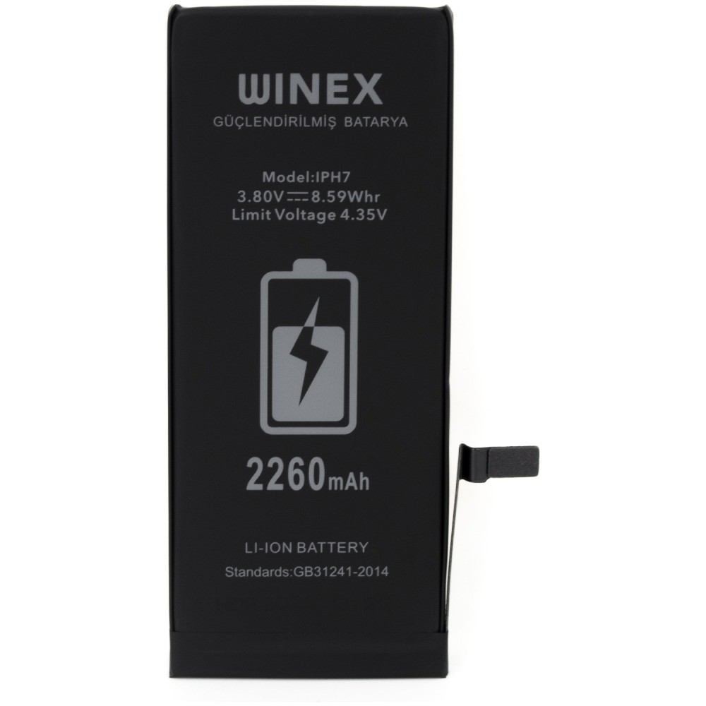 Winex iPhone 7G Güçlendirilmiş Premium Batarya