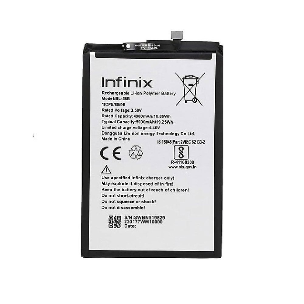 infinix Hot 9 Play Premium Batarya