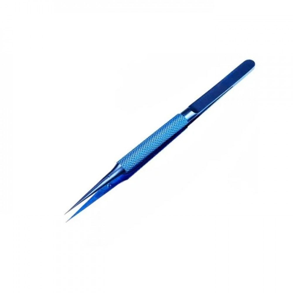 Titanyum Alaşımlı Düz Uç Entegre Cımbızı 0.15mm Mavi